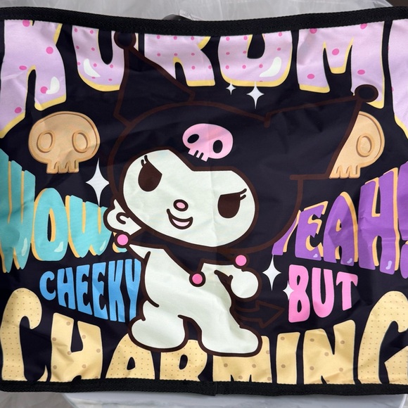 Lesportsac Handbags - LeSportsac Sanrio Kuromi Travel Cube Organizer Bag